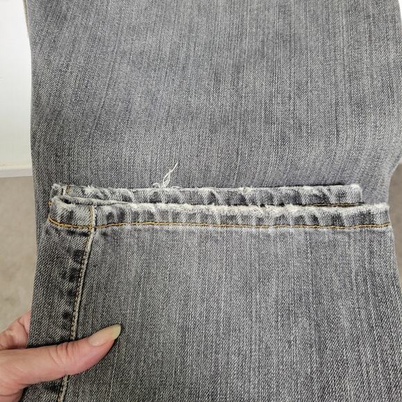 Levis Gray Button Fly Jeans Mens 33x30 Mexico Distressed VTG Skater Classic - Picture 7 of 10